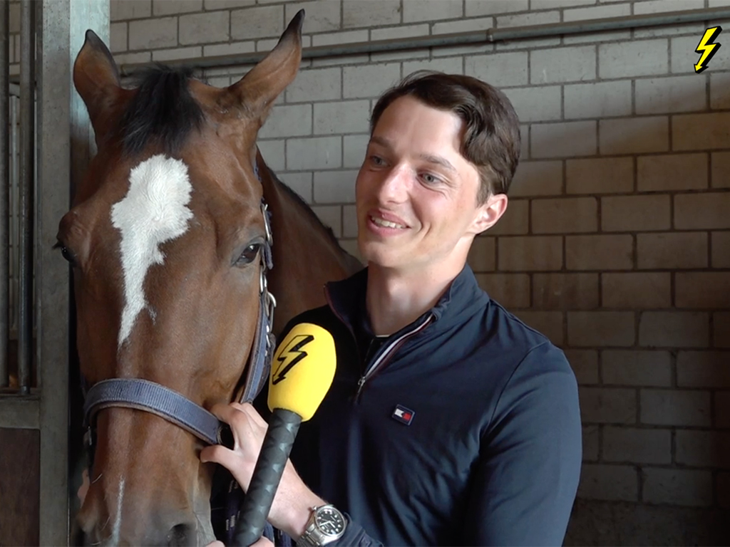 Edouard Schmitz vor dem CSIO in St. Gallen